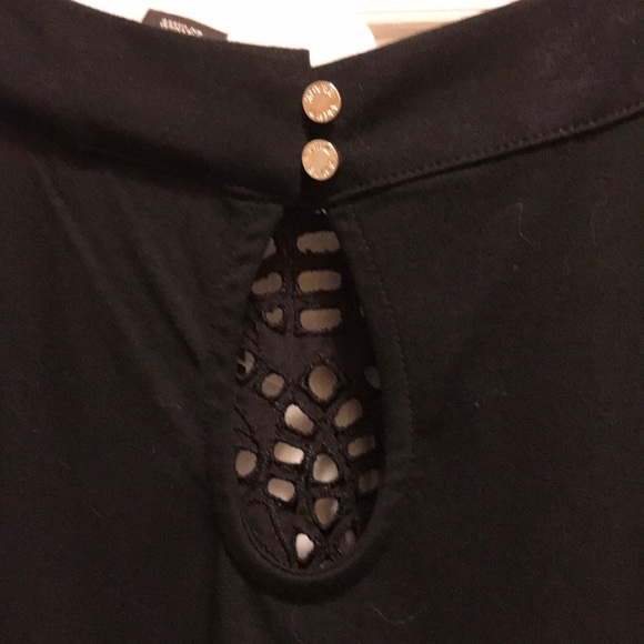 Black White House Black market top eyelet top l - Picture 5 of 5